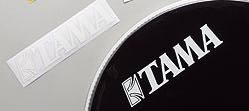 TAMA TLS100WH наклейка на пластик с логотипом TAMA