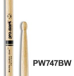 PRO MARK PW747BW - барабанные палочки Super Rock, дуб, деревянный наконечник