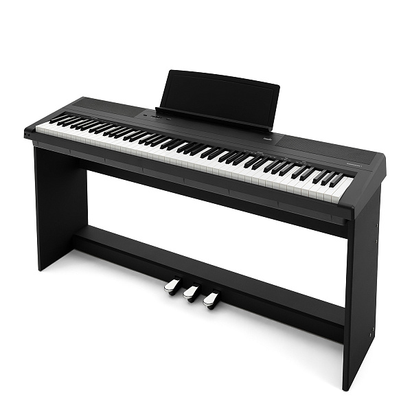 Emotive Hammerpiano 1 sBK, цифровое фортепиано с подставкой, цвет черный