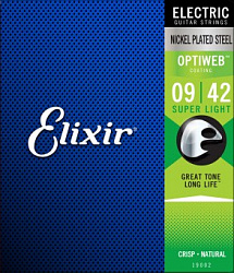 ELIXIR 19002 (9-42) - Струны для электрогитары