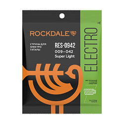 ROCKDALE RES-0942 - cтруны для электрогитары с шестигранным сердечником и никелевым покрытием