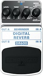 Behringer DR600 - Педаль цифр. стереофонических эффектов реверберации для гитар, бас-гитар и клавиш