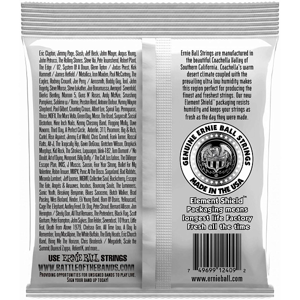 ERNIE BALL 2409 (Medium 28-42) - Струны для классической гитары