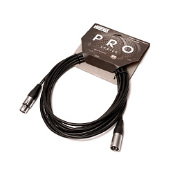 NordFolk NMC PRO/5M - кабель микрофонный XLR(F) <-> XLR(M), каб Canare Ø 6 мм, разъем REAN, 5 метров