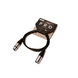NordFolk NMC PRO/1M - кабель микрофонный XLR(F) <-> XLR(M), каб Canare Ø 6 мм, разъем REAN, 1 метр