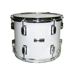 Brahner MSD-1210WH Маршевый барабан 12' х10', цвет белый. В комплекте ремень и палочки.