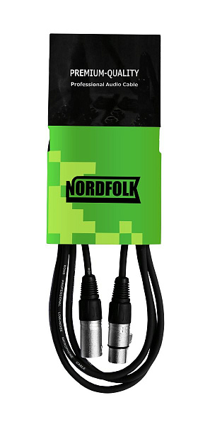 NordFolk NMC9/7M - кабель микрофонный XLR(F) <-> XLR(M)