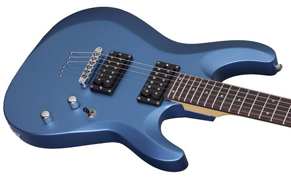 Schecter C-6 DELUXE SMLB - Электрогитара Stratоcaster, цвет голубой