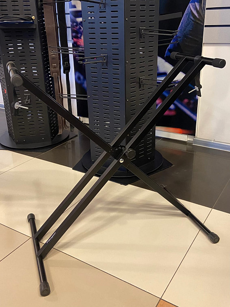 Flanger FKS-802 BK стойка для клавишных Х-образная двойная