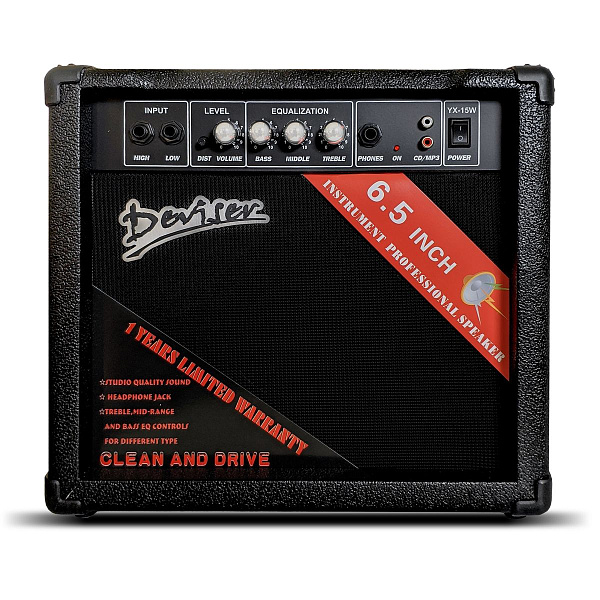 Deviser YX-15W - Транзисторный гитарный комбо,15Вт