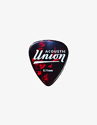 Acoustic Union AUCRP-071 - Медиатор 0.71мм, Classic Red Pearloid/сине-красный