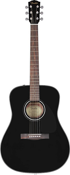 FENDER CD-60S BLK акустическая гитара