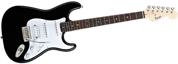 FENDER SQUIER AFFINITY STRATOCASTER MN BLACK - Электрогитара