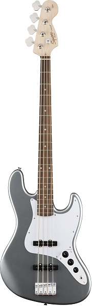 FENDER SQUIER AFFINITY J BASS LRL SLS бас-гитара Jazz Bass, накладка лаурэль, цвет серебристый