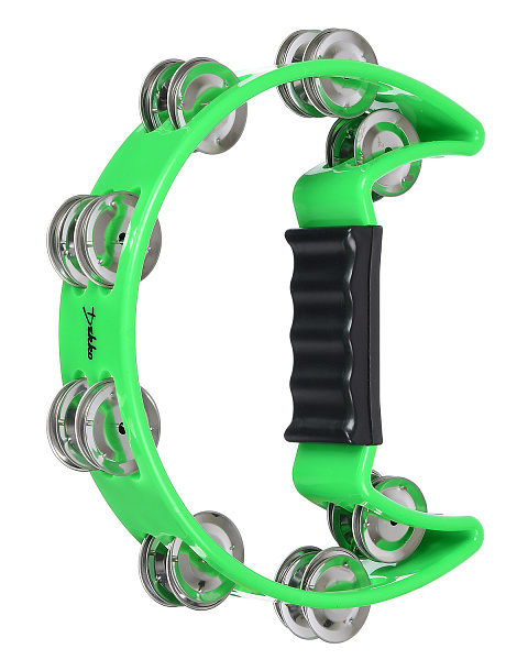 DEKKO TX9-16 GR - Тамбурин в форме полумесяца, зелёный