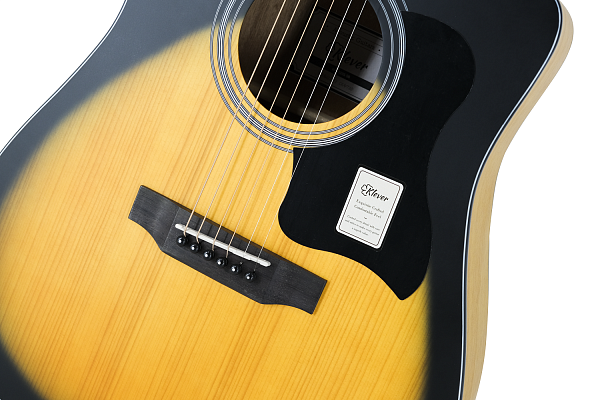 Klever KD-120S SB - Акустическая гитара дредноут, цвет санберст матовый