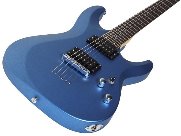 Schecter C-6 DELUXE SMLB - Электрогитара Stratоcaster, цвет голубой