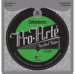 D'ADDARIO EJ29 - струны для классической гитары, серебро (Silver)