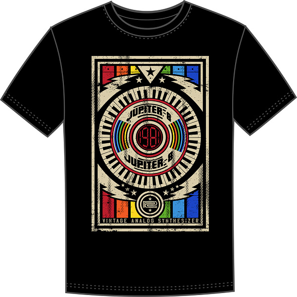 ROLAND CCR-JUP8TLC JUP8 - Футболка черная