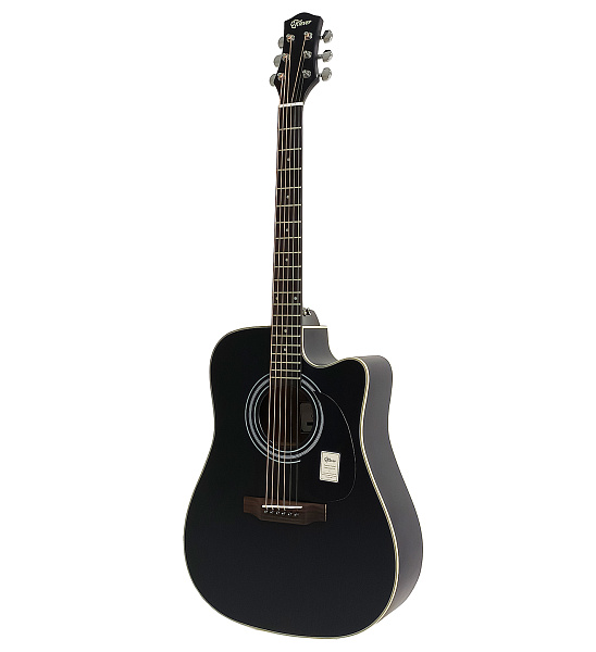 Klever KD-700S BK+EQ Гитара трансакустическая цельнодечная