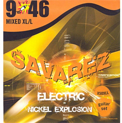 Savarez X50XLL струны для электрогитары 9-46, нике