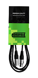 NordFolk NMC9/15M - кабель микрофонный XLR(F) <-> XLR(M)