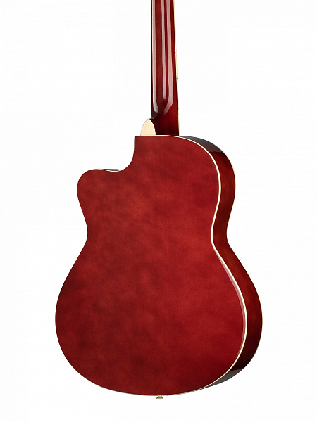 Caraya C901T-BS - Акустическая гитара, с вырезом, санберст