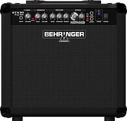 Behringer GTX30 - комбо для электр.гитар,ламп. каскад, процессор эффектов и встроен.тюнер,30Вт,12"