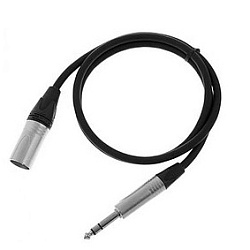 SHNOOR MC226-XMJS-3m симметричный шнур XLR папа-Jack стерео 3 метра