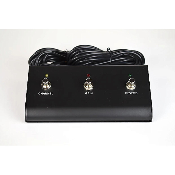 HIWATT FS301 Footswitch - педаль эффектов, трехкнопочный футсвитч для гитарных усилителей
