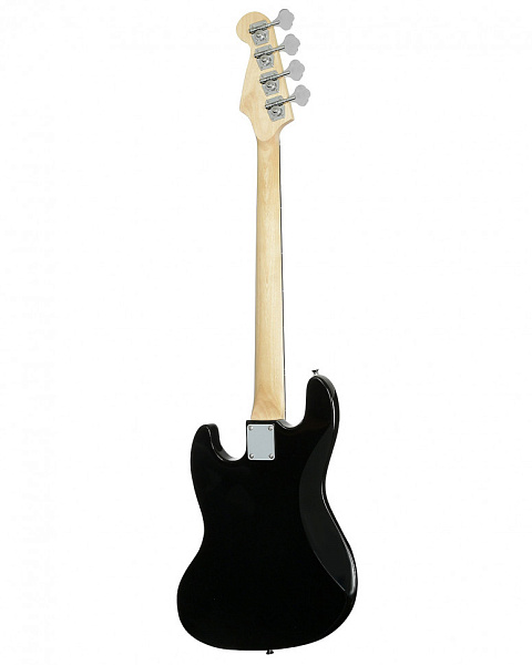ROCKET JB-1 BK 46" - Бас-гитара четырёхструнная Jazz Bass, цвет чёрный