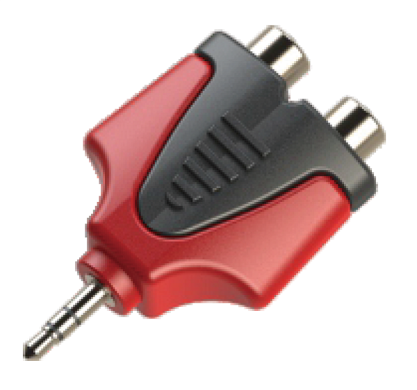 ROXTONE RPAN350 - Переходник 3,5 stereo Male Jack - 2хRCA Female