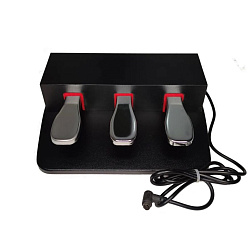 UNIQKEYS TRINITY SP-34B - Педаль тройная для цифровых пианино CASIO, черный/серебро