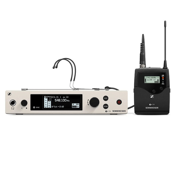 SENNHEISER EW 300 G4-HEADMIC1-RC-BW+ - головная радиосистема серии G4 Evolution 300 UHF(626-698 МГц)