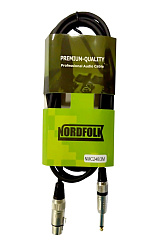 NordFolk NMC246/5M - кабель XLR Fem <-> 6.35 mm Jack mono