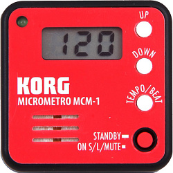 KORG MCM-1 микрометроном, цвет красный