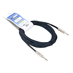Invotone ACI1005 BK - Инструментальный кабель, 6,3 джек моно <-> 6,3 джек моно, длина 5 м (черный)
