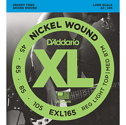 D'ADDARIO EXL165 (45-105) - Струны для бас-гитары