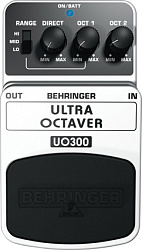 Behringer UO300- педаль эффектов (октавер) для гитар и бас-гитар, 3-х режимный