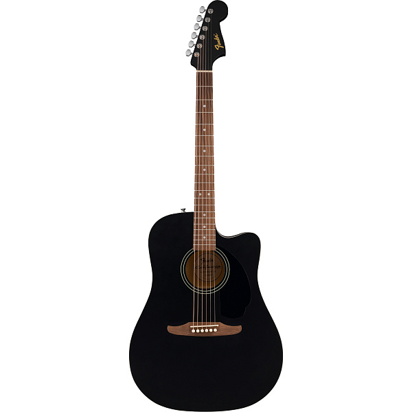 Fender Ca Debut Redondo Ce Blk - Электроакустическая гитара, цвет черный.