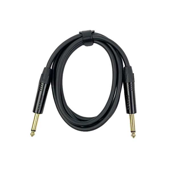 ESHINE ES-8602 Аудиокабель 6,3мм моноджек папа, черный корпус