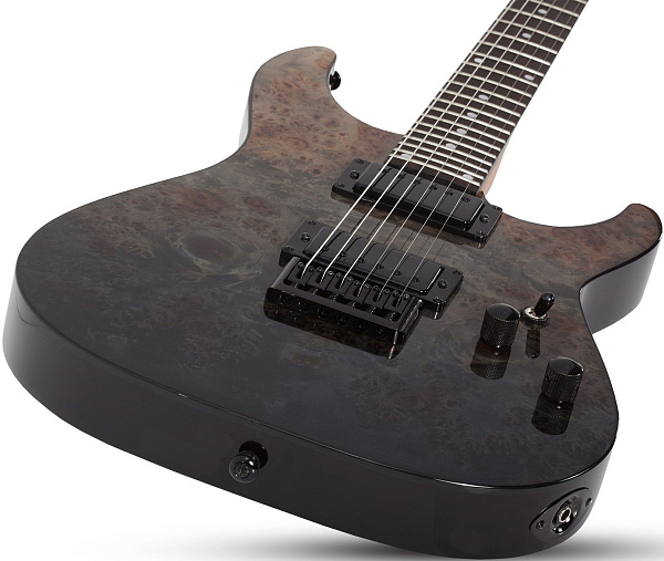 SCHECTER C-1 STANDARD BLACK FADE BURST BURL BFBB - Электрогитара