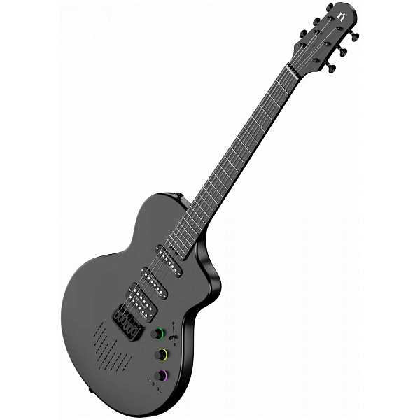 NEBULA SEEKER Cosmic Black - Смарт электрогитара со встроенным процессором, цвет чёрный