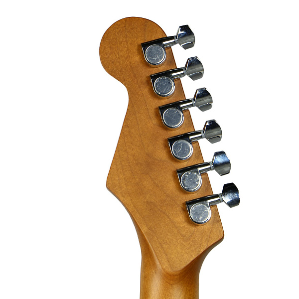 Bosstone SG-03 V.2 BK - Электрогитара Stratоcaster с чехлом, цвет чёрный