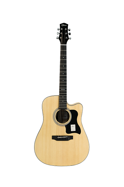Klever KD-120S NA - Акустическая гитара дредноут, цвет натуральный матовый