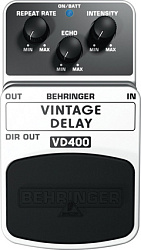 Behringer VD400- Педаль аналоговых эффектов задержки (дилей), стиль "винтаж"
