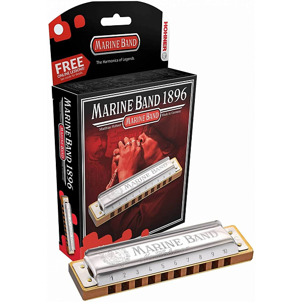 HOHNER Marine Band 1896/20 A - Губная гармоника диатоническая (M1896106X) 