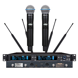 Don Music WM-300A - Радиосистема двухканальная с двумя ручными передатчиками