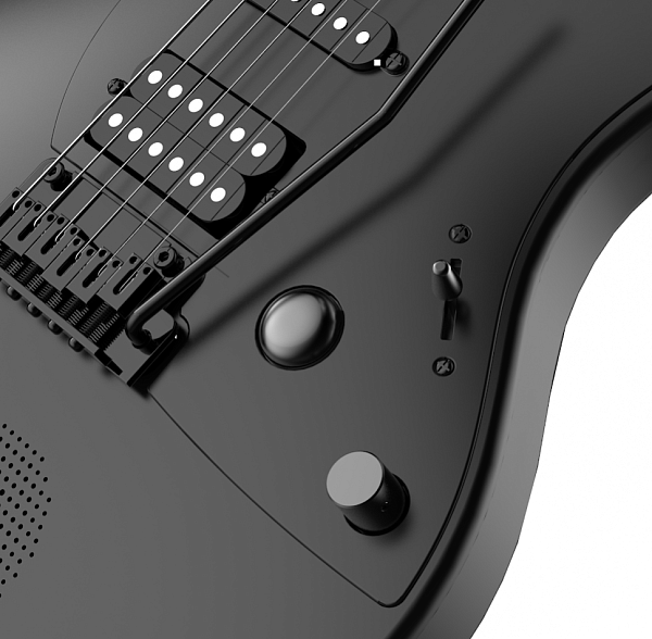 Enya NOVA GO SONIC NEW Black Inspire - Электрогитара Superstrat со встр. эффектами с чехлом, чёрная