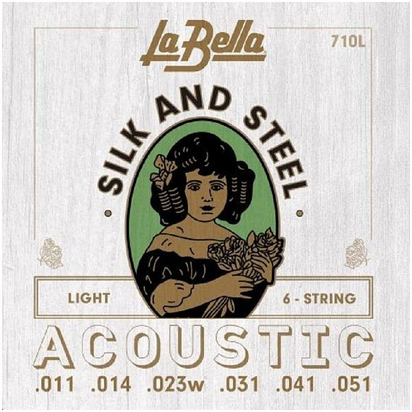 La Bella 710L Light - Струны для акустической гитары